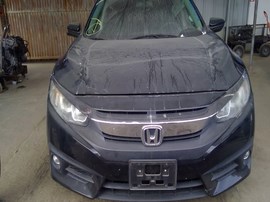2017 HONDA CIVIC, BLACK, EX-L MODEL, 1.5L TURBO, AT.   A26333